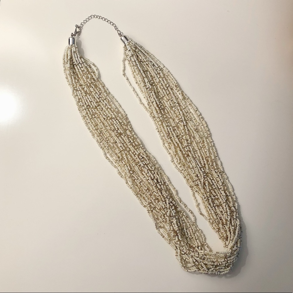 Beaded Multi Strand Necklace